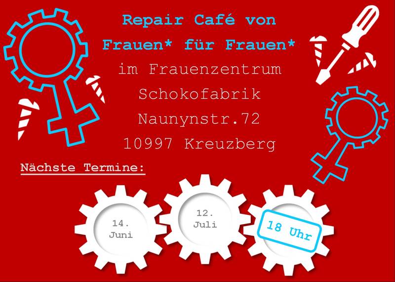 Repair Café von Frauen* für Frauen*