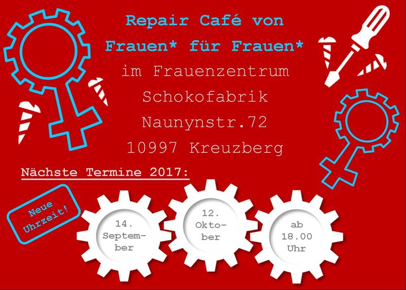 Repair Café von Frauen* für Frauen*