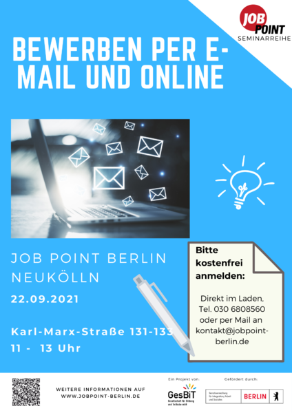 Bewerben per E-Mail und Online