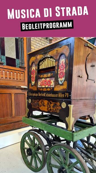 Ausstellungsführung & Livevorspiel für Senior*innen im Museum Pankow (begleitend zur Sonderausstellung Musica di Strada)