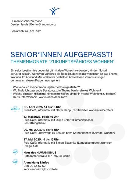 Wohnen im Alter – individuell und bedarfsgerecht gestalten