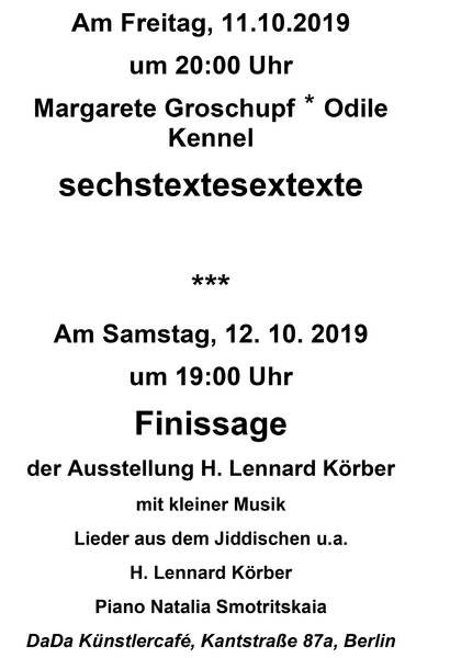 Odile Kennel und Margarethe Groschupf lesen erotische Texte: Sex Sechs Texte