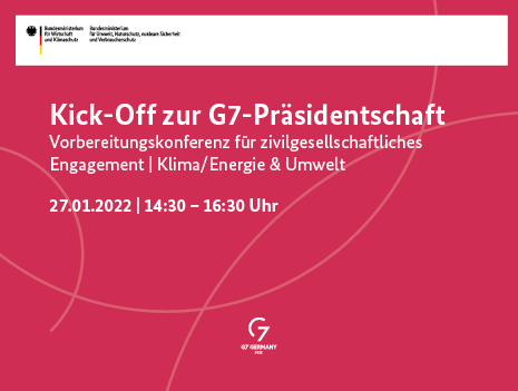 Kick-Off zur G7-Präsidentschaft (digital)