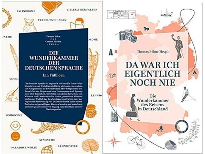 Thomas Böhm präsentiert seine Wunderkammern der deutschen Sprache und des Reisens in Deutschland