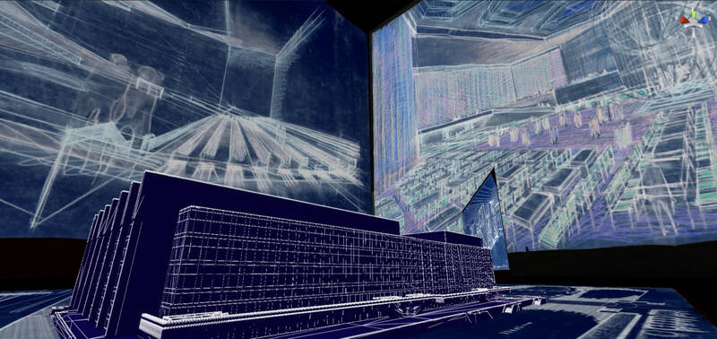 Palast der Erinnerung - Videoinstallation & Preview Palast-Modell