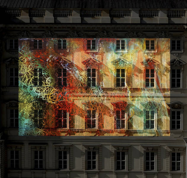 Der ewige Kreislauf - Festival of Lights 2023 im Humboldt Forum