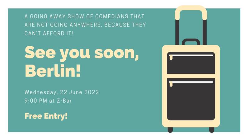 Englische Comedy Show in Mitte - MI 20Uhr -