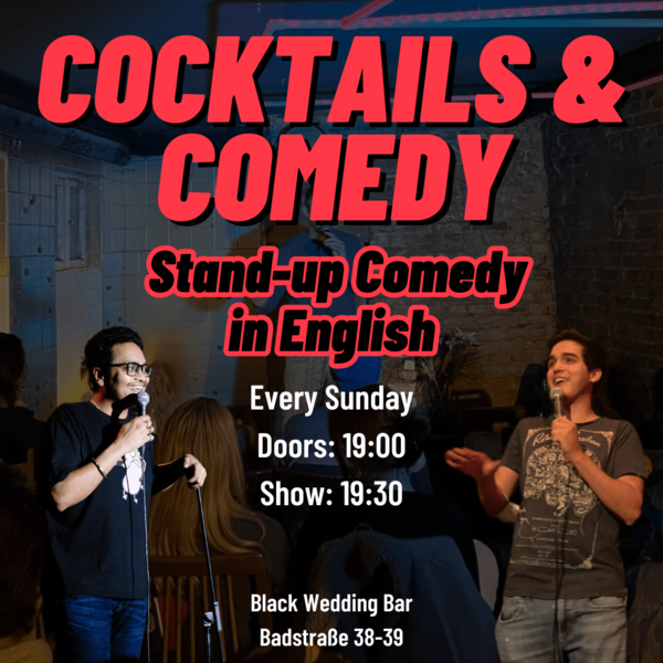 Cocktails & Comedy English Standup Comedy | Wedding