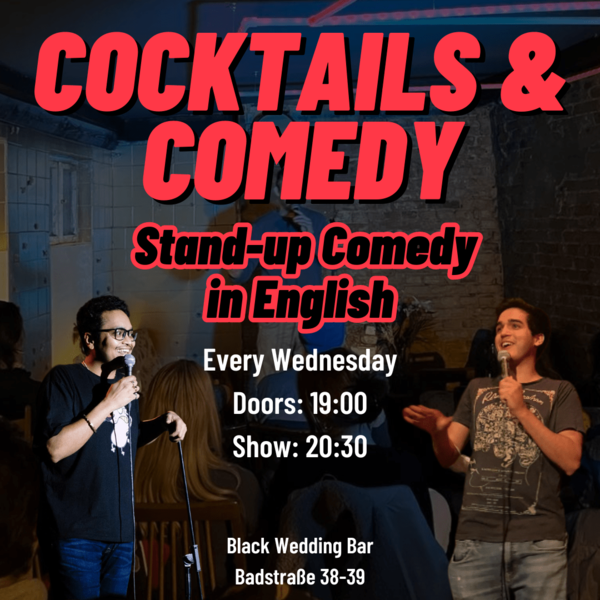 Cocktails & Comedy English Stand-up Comedy | Wedding