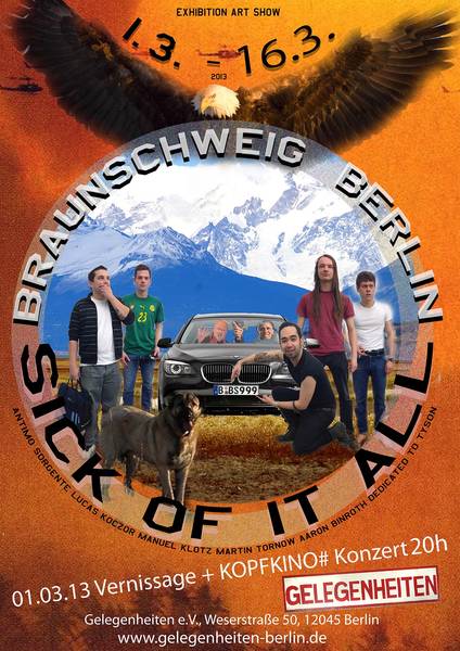 exhibition art show: sick of it all