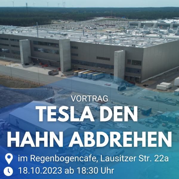 "Vortrag - Teslawerk" - im RegenbogenCafé