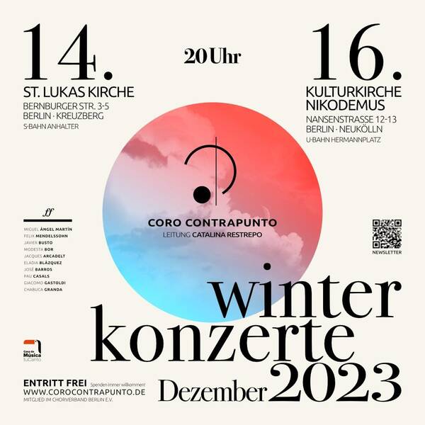 Winterkonzert Coro Contrapunto
