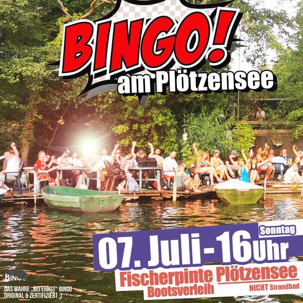 Bingo am See und Steg