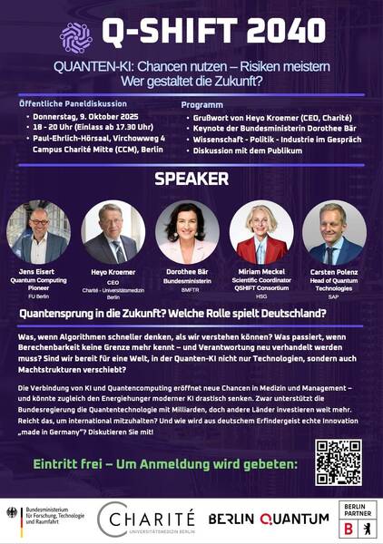 QSHIFT 2040: Qunaten-KI: Chancen nutzen - Risiken meistern - Wer gestaltet die Zukunft?