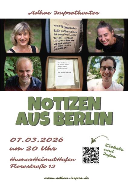 Adhoc präsentiert "Notizen aus Berlin"