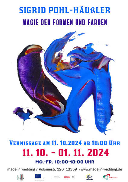 Ausstellung - Sigrid Pohl-Häußler / Magie der Formen und Farben / Malerei und Zeichnung (Mo-Fr)