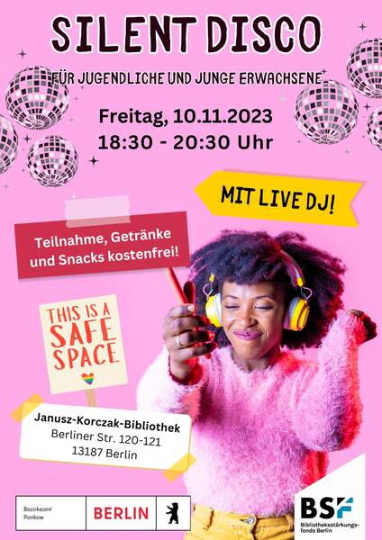 Silent Disco in der Bibliothek - mit live DJ!