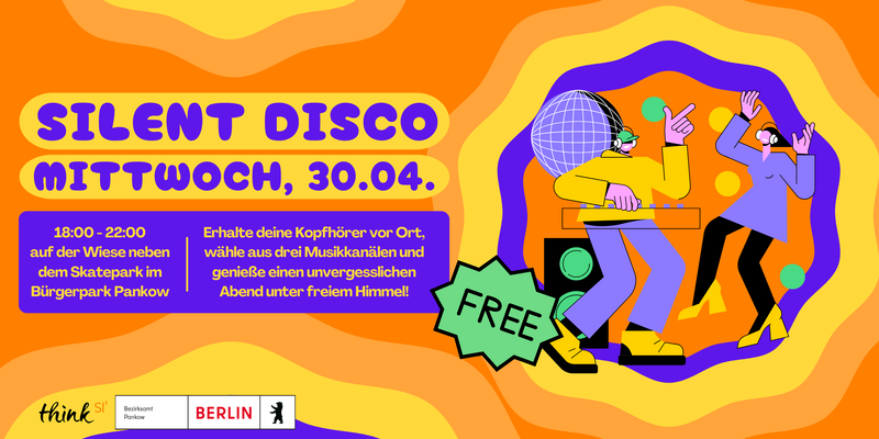 Silent Disco im Bürgerpark Pankow
