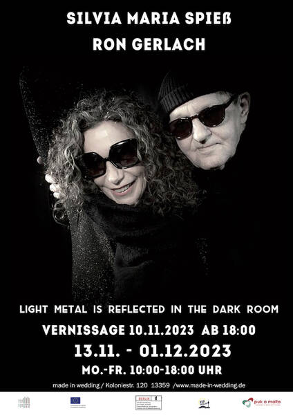 Ausstellung – Light Metal is reflected in the Dark Room - Lichtobjekte, Foto Portraits und Zeichnungen (Mo - Fr)