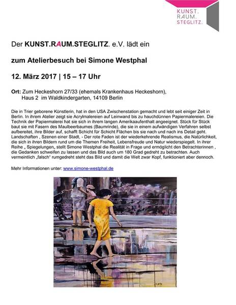 Atelierbesuch bei Simone Westphal