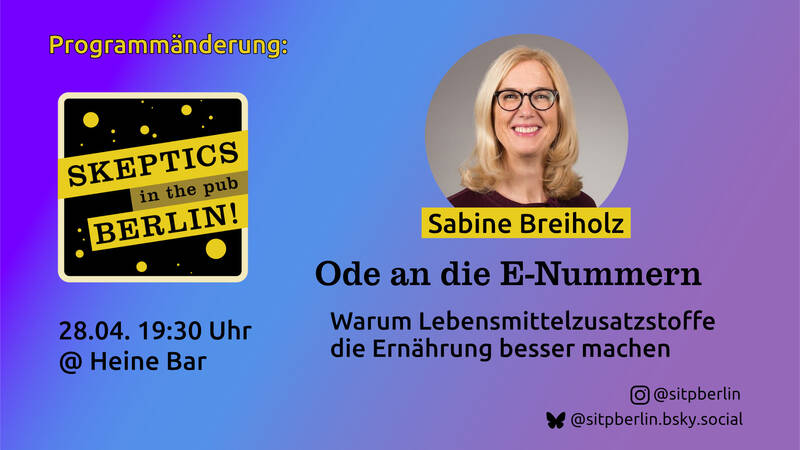 Ode an die E-Nummern - Skeptix in the Pub Berlin