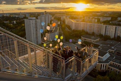 Aussichtsplattform Skywalk Promenade Marzahn