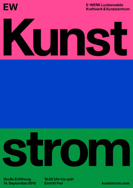 Kunststrom: Eröffnung E-WERK Luckenwalde x Power Night