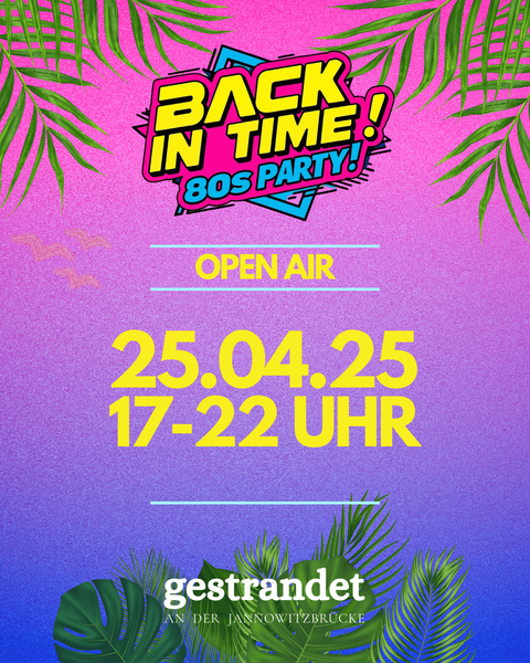 80er Sommer Open Air am Strand 