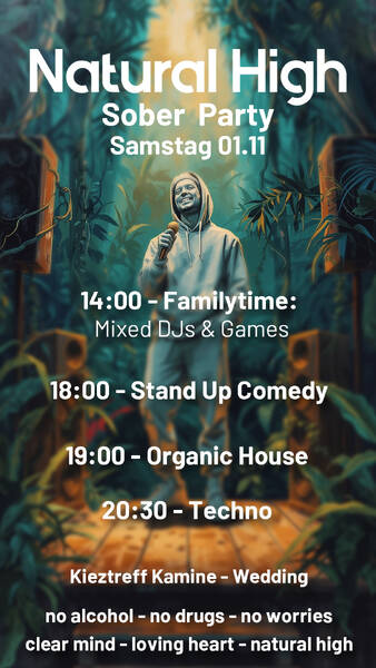 Sober Event - Party, Music, Comedy, Gaming, Socializing 
