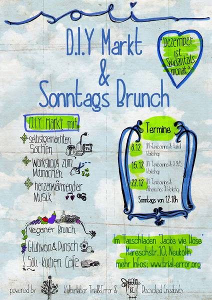 ::: D.I.Y. Markt + Sonntagsbrunch = 