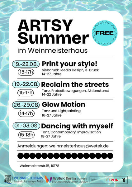 Dancing with myself - Tanzworkshop im Weinmeisterhaus