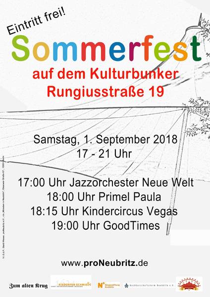 Sommerfest auf dem Kulturbunker