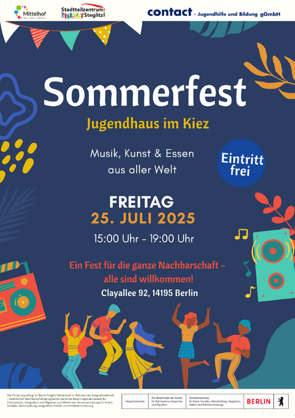 Sommerfest im Jugendhaus im Kiez