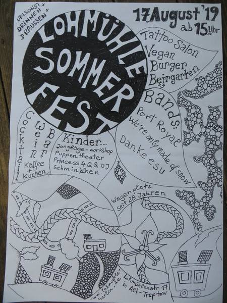 Sommerfest auf der Wagenburg Lohmühle