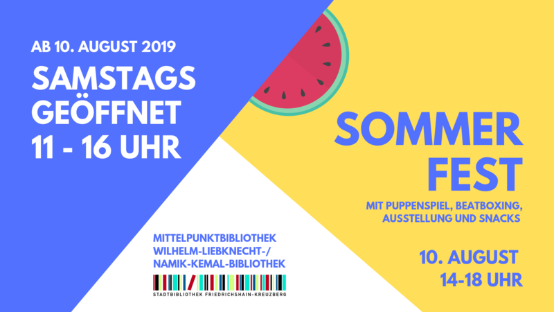Sommerfest im Lesegarten
