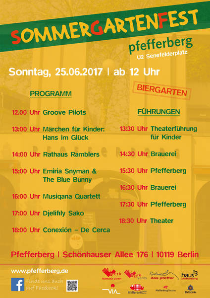 Sommergartenfest auf dem Pfefferberg