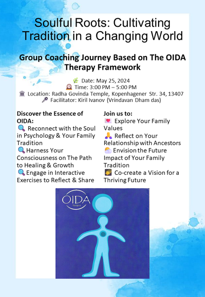 Soulful Roots: Gruppencoaching-Seminar auf der Grundlage des OIDA-Therapierahmens