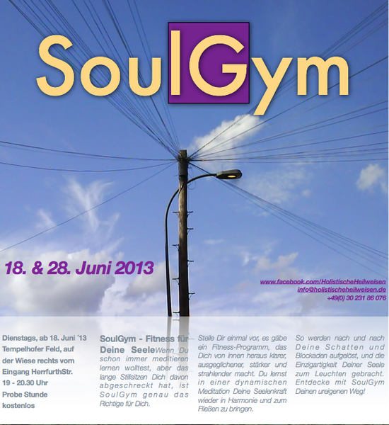 Open Air SoulGym: Die erste Fitness für die Seele