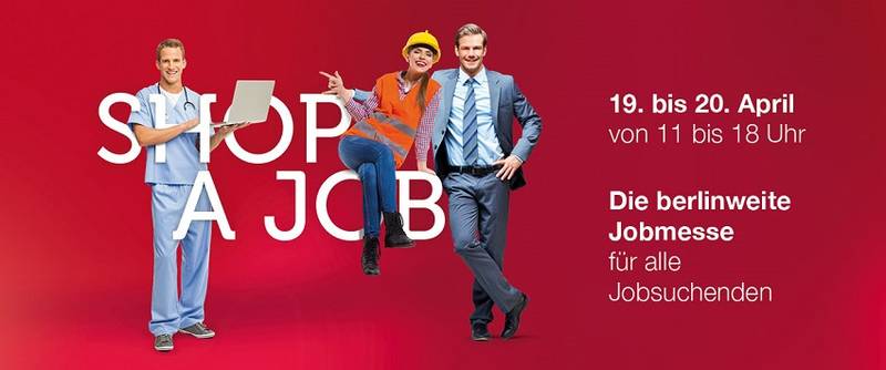 Berlinweite Jobmesse "Shop a Job"