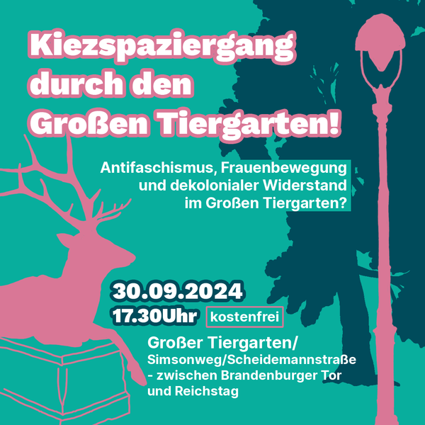 Kiezspaziergang durch den Großen Tiergarten
