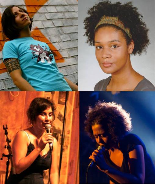 Spoken Word mit Moona Moon, Azadê, Sarah Mouwani und Bahati