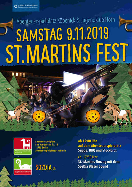 St. Martinsfest auf dem Abenteuerspielplatz Köpenick