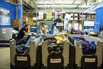Textiler Materialpool & Gebrauchtwaren-Markt