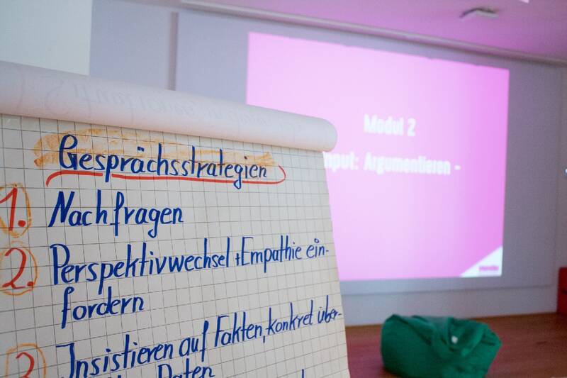 Workshop: Argumentationstraining gegen rechte & rassistische Parolen 