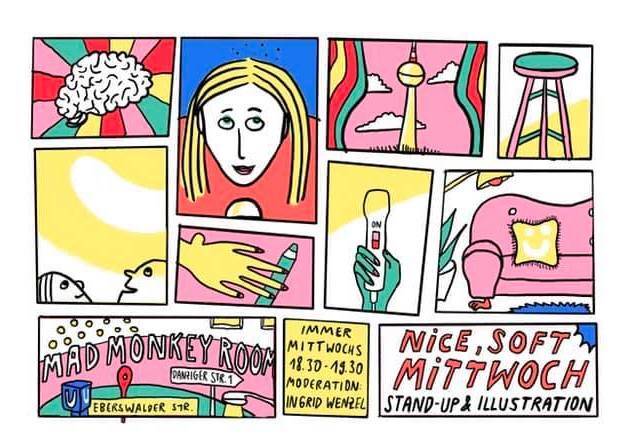 Nice Soft Mittwoch - Comics und Comedy im Prenzlauer Berg 2G+TEST