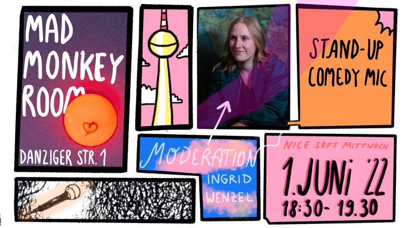 Nice Soft Mittwoch - Stand-up Mic & Live Cartoons im Prenzlauer Berg Berlin