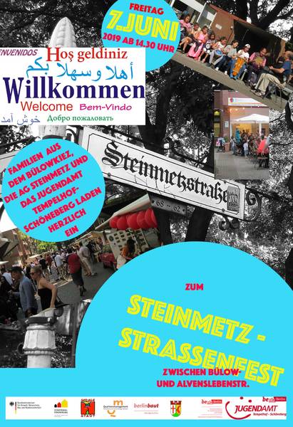 Straßenfest in der Steinmetzstraße