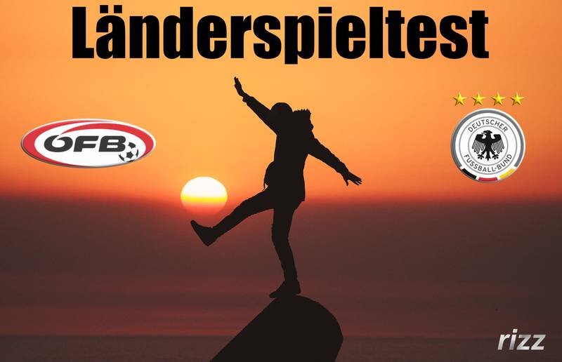 Österreich - Deutschland WM Test in Kreuzberg Graefekiez Leinwand