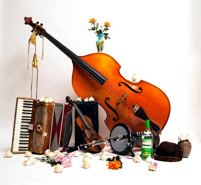 Knoblauch Klezmer Band in der Blume!