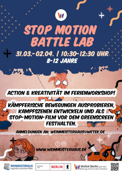 Stop-Motion Battle Lab - Osterferienworkshop für Kinder